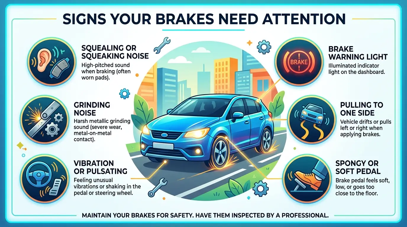 Signs Your Brakes Need Attention - Denton, TX