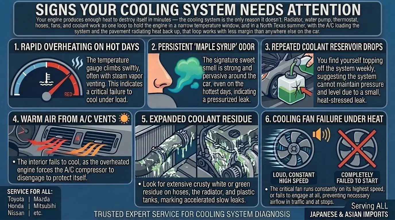 Signs Your Cooling System Needs Attention - AAI Denton, TX.