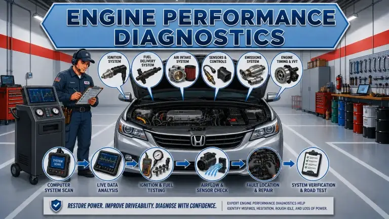Engine Performance Diagnostics - All About Imports Denton TX.